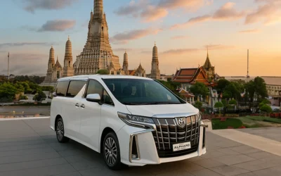 พาทัวร์สถานที่ท่องเที่ยวในกรุงเทพฯด้วย Toyota Alphard พร้อมคนขับ